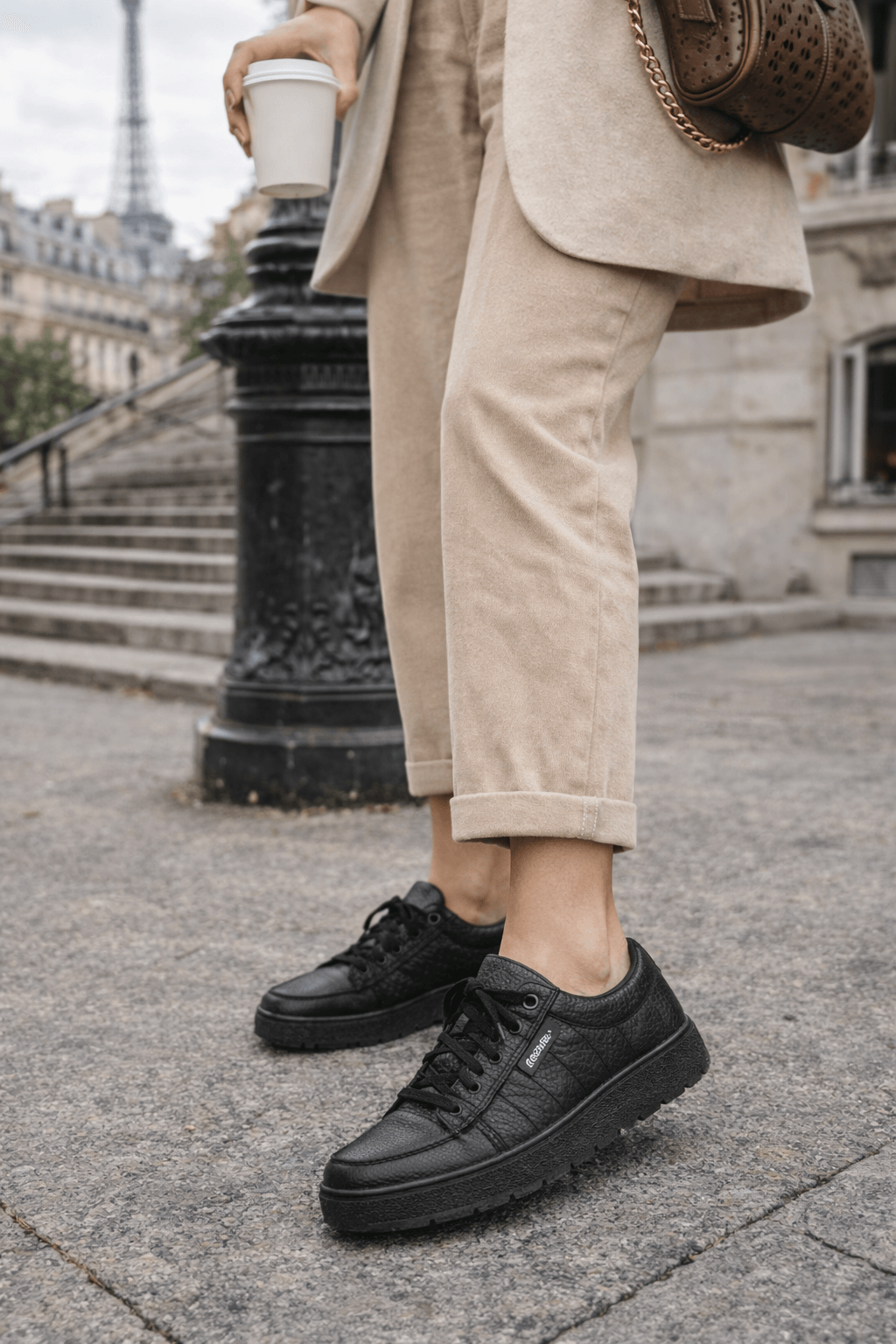 Craftsman working on a Mephisto shoe